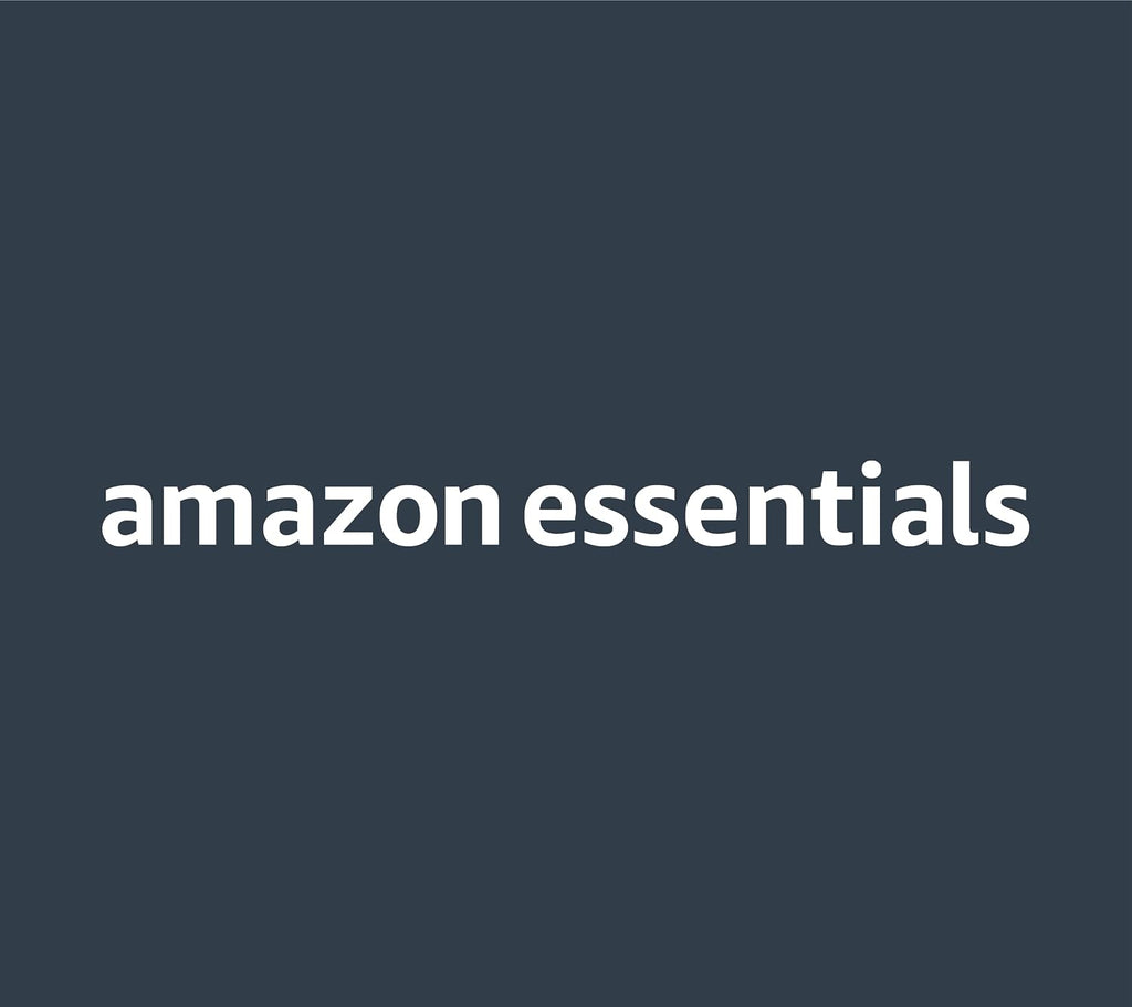 Amazon Essentials Men's Standard 10-Pack Cotton Half Cushioned Crew Socks. Black. Shoe Size