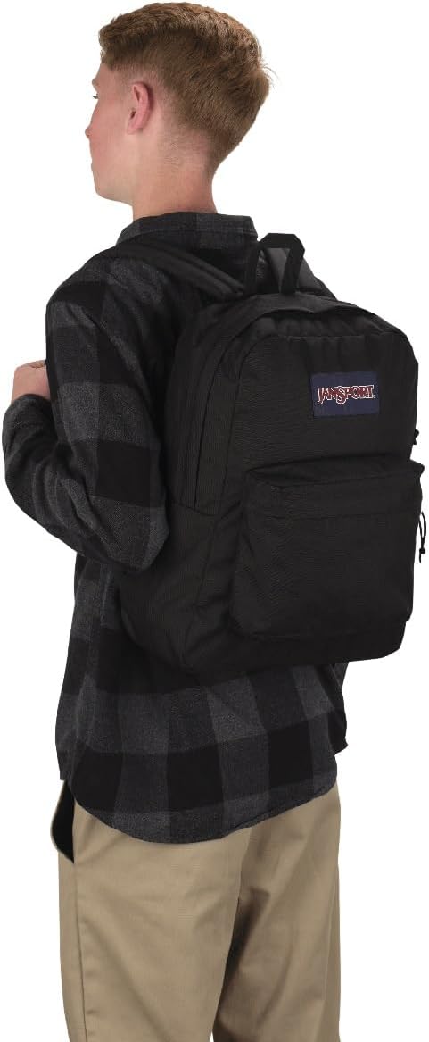 Amazon.com | JanSport SuperBreak One Backpacks - Durable. Lightweight Bookbag with 1 Main Compartment. Front Utility Pocket with Built-in Organizer - Premium Backpack. Black | Casual Daypacks