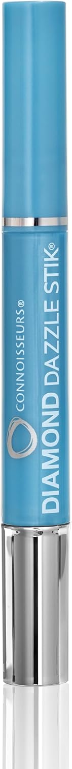 CONNOISSEURS - Diamond Dazzle Stik | For Rings. Earrings. and Bracelets - Portable Jewelry Cleaner Solution Pen - Reduces Scratches and Removes Dirt