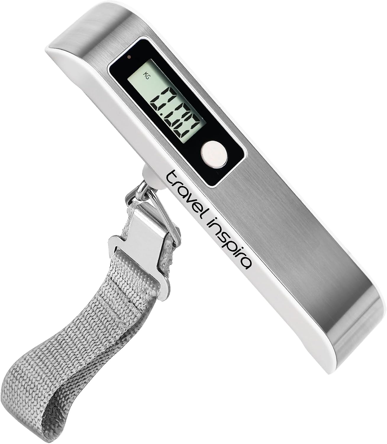 Amazon.com | travel inspira Luggage Scale Digital Suitcase Weight Scale for Travel | Blue Backlight. Rubber Paint Handle. Tare & Data Lock. Auto-Off. Battery Included. 110 Pounds. Travel Essentials | Luggage Scales