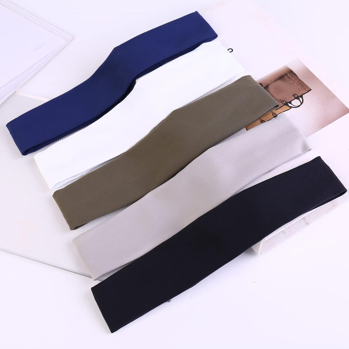 Pilamor Sports Headbands for Men 5 Pack.Sweatbands for Men Workout.Running | Moisture Wicking.Absorbing Sweat Headbands Stay in Place .Hairbands for Women and Men Gym.Cycling.Football.Yoga