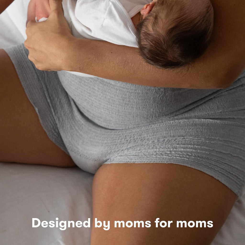 Frida Mom 8pc Postpartum Underwear. Disposable Boyshort Panties. Size M/L | Seamless with Stretch Support. New Mom Essentials. Hospital Bag Must Have. Size M/L (28-42in)