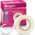 Fashion Clothing Tape Double Sided for Clothes. Fabric. Body. Dress | Clear Perforated Roll Cut to Any Length for Hem. Bra Strap. Neckline. Strong All Day Hold. No Residue. Waterproof for Women