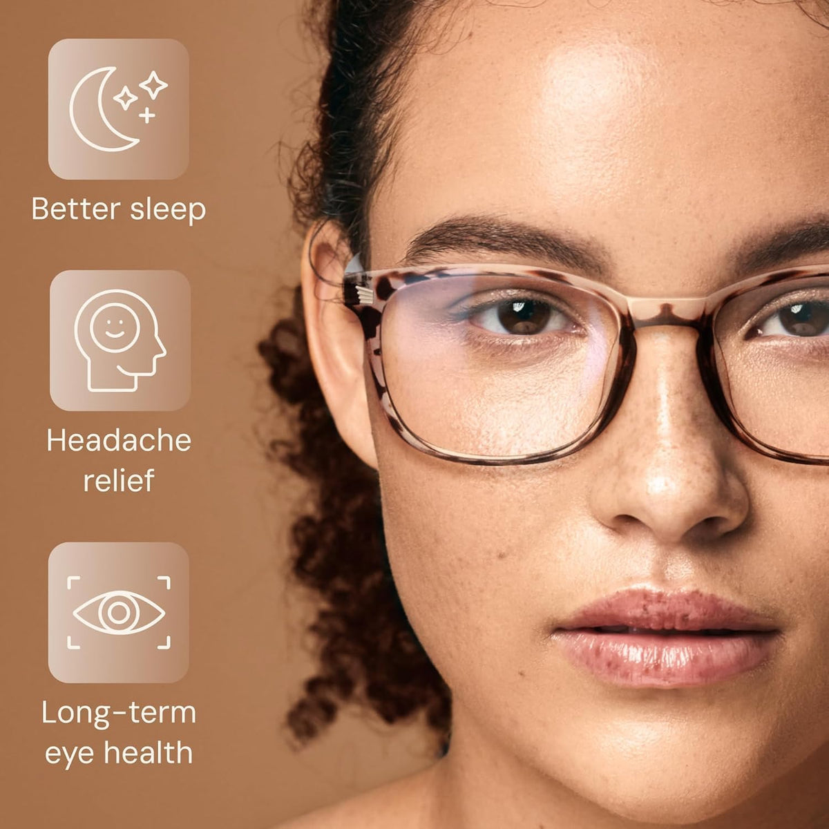 Gaoye Blue Light Glasses for Women - 3 Pack | Computer Glasses. Blue Light Blocking. Stylish Eyewear Frame Accessories