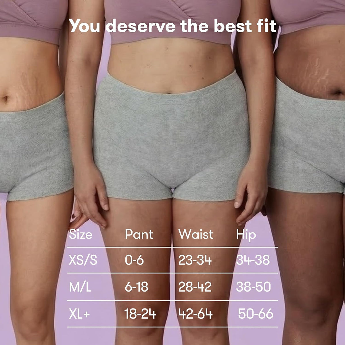 Frida Mom 8pc Postpartum Underwear. Disposable Boyshort Panties. Size M/L | Seamless with Stretch Support. New Mom Essentials. Hospital Bag Must Have. Size M/L (28-42in)