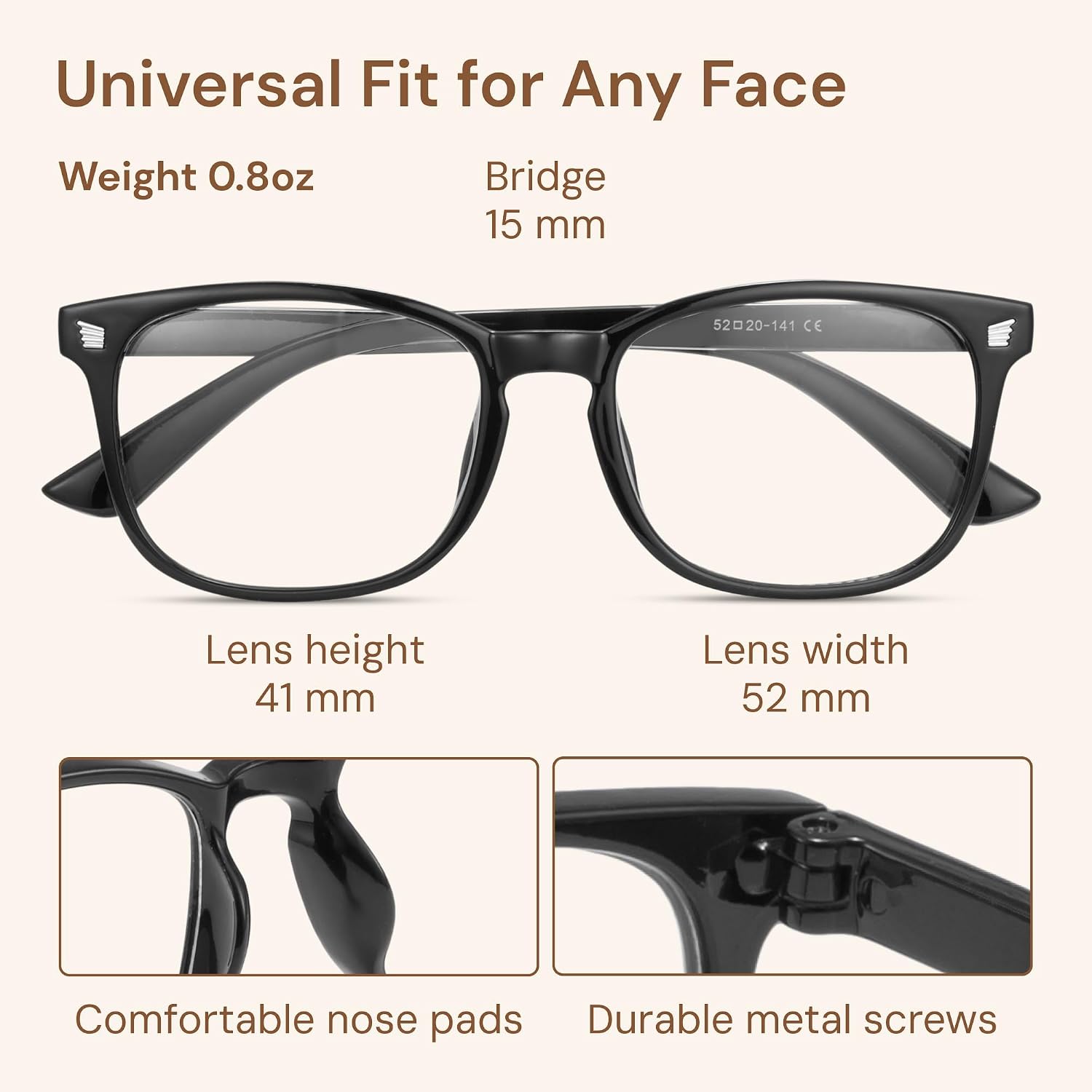 Gaoye Blue Light Glasses for Women - 3 Pack | Computer Glasses. Blue Light Blocking. Stylish Eyewear Frame Accessories