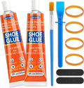 Shoe Glue Soles Repair| 180 ML Heavy Duty Clear Shoe Sole Repair Glue. Waterproof. High-Strength Adhesive. Dries in 24 Hrs| Strong Glue Shoe for Soles. Heels & Repair on Boots. Leather. Rubber. Canvas