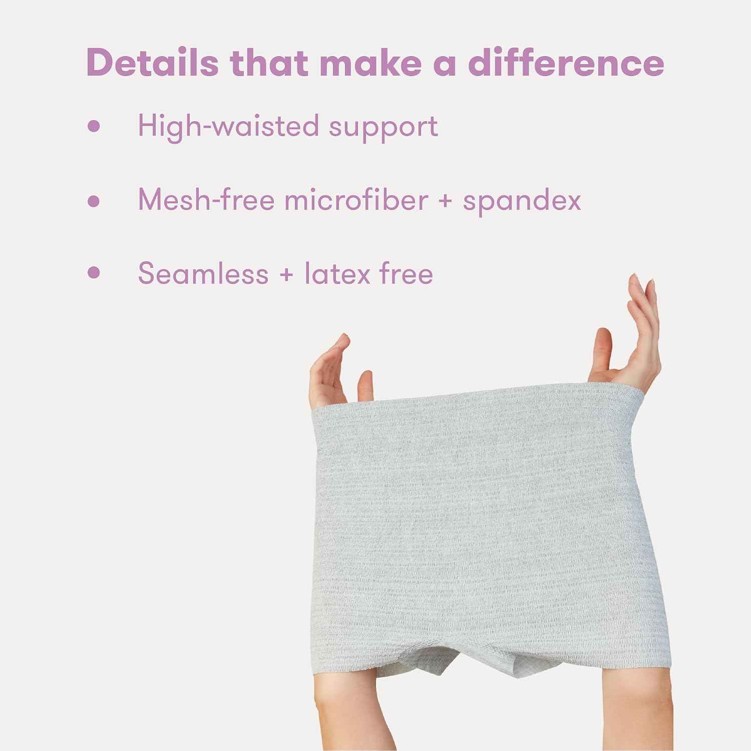 Frida Mom 8pc Postpartum Underwear. Disposable Boyshort Panties. Size M/L | Seamless with Stretch Support. New Mom Essentials. Hospital Bag Must Have. Size M/L (28-42in)