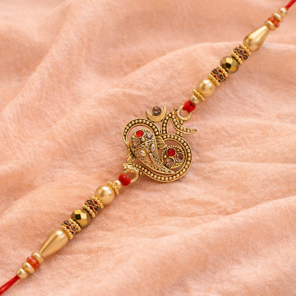 Riddhika Ventures Brother Rakhi with Greeting Card | Rakhi Gifts for Brother. Sister. Bhaiya. Bhabhi for Indian Raksha Bandhan Festival (K15)