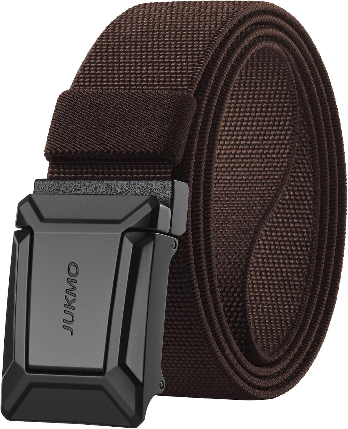 JUKMO Men's Stretch Tactical Belt. 1.5 Elastic Nylon Web with Flip Buckle | Quick Release Belt for Military Work Rigger Hiking at Amazon Men's Clothing store