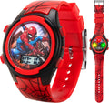 Accutime Marvel Spider-Man Digital Watch for Kids – Durable Plastic Timepiece. LCD Display. Quartz Accuracy. Iconic Spiderman Imagery