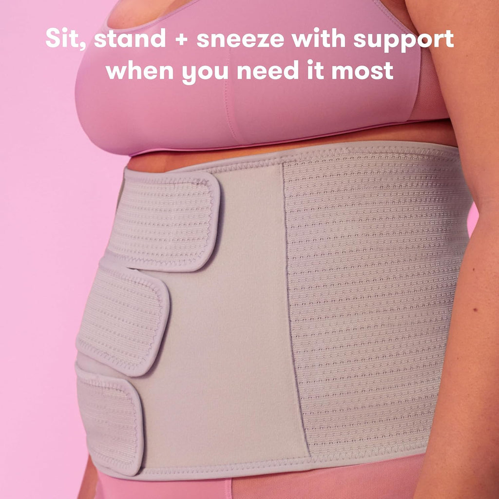 Frida Mom Belly Binder. Postpartum Essentials for Natural and C-Section Recovery. Adjustable Compression Wrap. After Birth Brace. Abdominal Band. 9 High