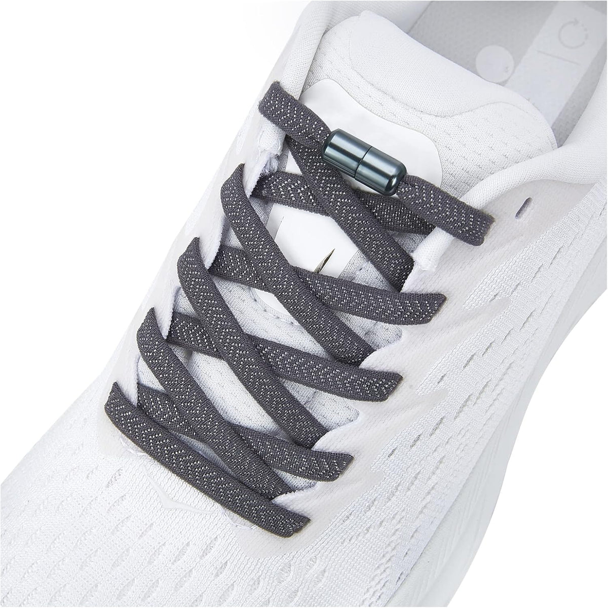 anan520 Elastic Shoe Laces - Elastic No Tie Shoelaces for Adults & Kids Shoes Black