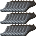 Looknniy 20 Pairs Low Cut Ankle Socks for Women No Show Casual Socks Breathable Athletic Socks Bulk for Sport